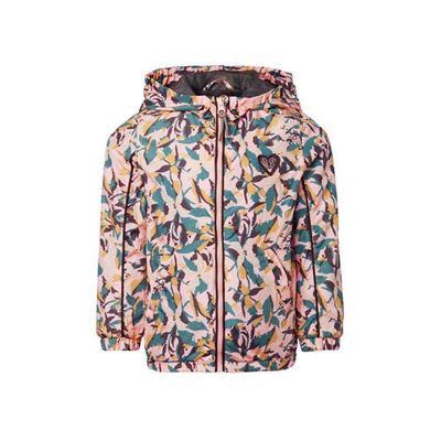 Noppies zomerjas Lakson met contrastbies en patches roze/groen