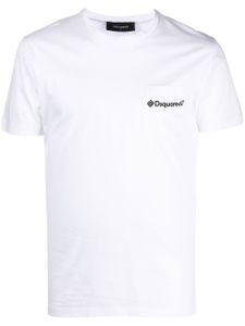 DSQUARED2 t-shirt en coton à logo imprimé - Blanc