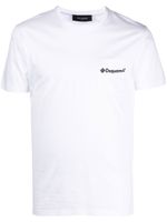 DSQUARED2 t-shirt en coton à logo imprimé - Blanc - thumbnail