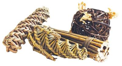 Nature First Happy pet wilg mega pack spiraal / mais / bal / sticks