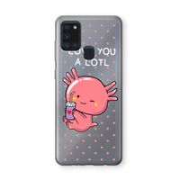Love You A Lotl: Samsung Galaxy A21s Transparant Hoesje