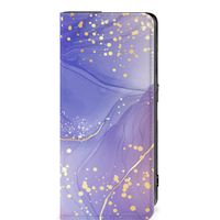 Bookcase voor OPPO Reno8 Pro Watercolor Paars