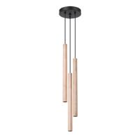 Hanglamp PASTELO 3P hout