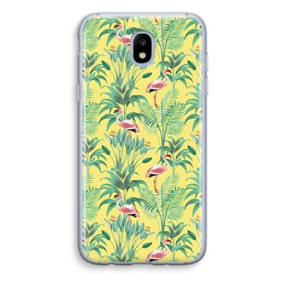 Flamingo party: Samsung Galaxy J5 (2017) Transparant Hoesje