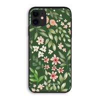 Botanical green sweet flower heaven: iPhone 11 Biologisch afbreekbaar hoesje