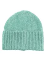 Auralee pull en mohair mélangé à effet brossé - Vert