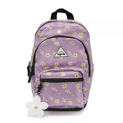 Kinderrugzak Little Legends - Lila Flower Backpack S
