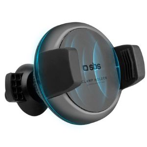 SBS Wireless Clamp circular phone Car Holder Qi charger 10W