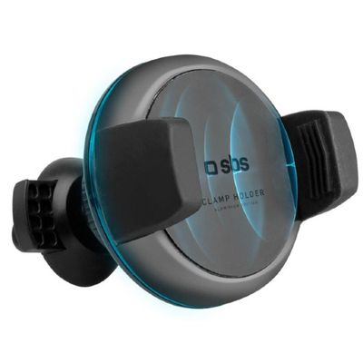 SBS Wireless Clamp circular phone Car Holder Qi charger 10W