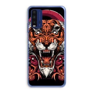 Tiger and Rattlesnakes: Xiaomi Redmi 9T Transparant Hoesje