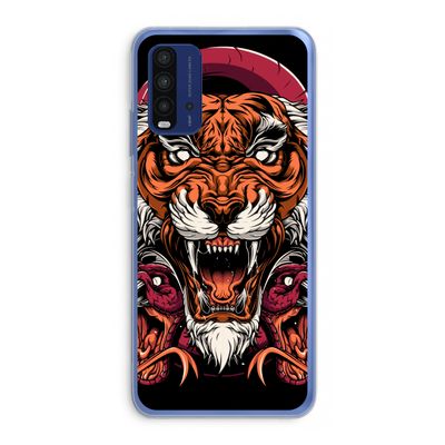 Tiger and Rattlesnakes: Xiaomi Redmi 9T Transparant Hoesje