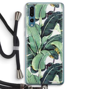Bananenbladeren: Huawei P20 Pro Transparant Hoesje met koord