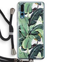 Bananenbladeren: Huawei P20 Pro Transparant Hoesje met koord