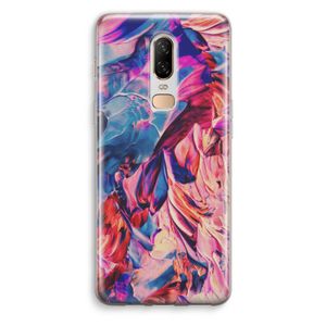 Pink Orchard: OnePlus 6 Transparant Hoesje