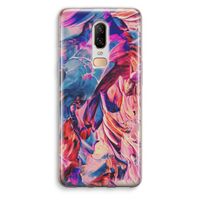 Pink Orchard: OnePlus 6 Transparant Hoesje