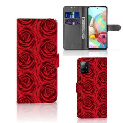 Samsung Galaxy A71 Hoesje Red Roses Samsung Galaxy A71 Hoesje Red Roses