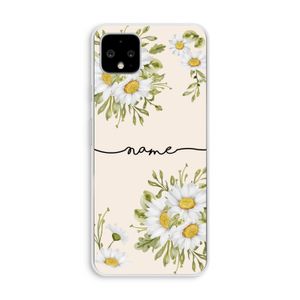 Daisies: Pixel 4 XL Transparant Hoesje
