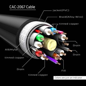 Club 3D DisplayPort 1.4 - DisplayPort 1.4 male-male kabel 1 meter, CAC-2067