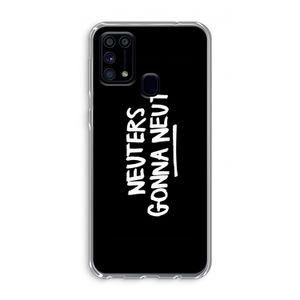Neuters (zwart): Samsung Galaxy M31 Transparant Hoesje