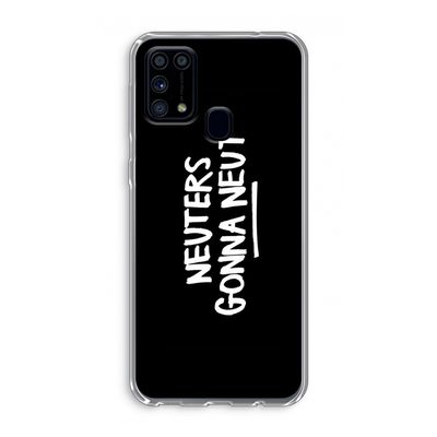 Neuters (zwart): Samsung Galaxy M31 Transparant Hoesje
