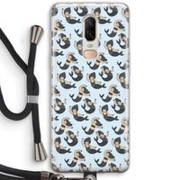 Zeemeermin: OnePlus 6 Transparant Hoesje met koord
