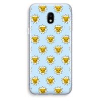 Leeuwenkoppen: Samsung Galaxy J3 (2017) Transparant Hoesje Leeuwenkoppen: Samsung Galaxy J3 (2017) Transparant Hoesje