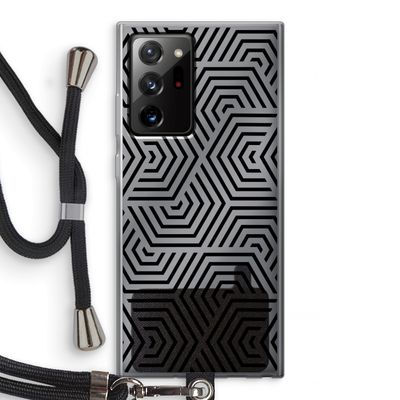 Magic pattern: Samsung Galaxy Note 20 Ultra / Note 20 Ultra 5G Transparant Hoesje met koord