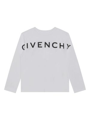 Givenchy Kids haut en coton à motif d'étoiles - Blanc