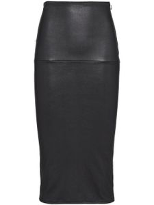 Prada nappa-leather pencil skirt - Noir