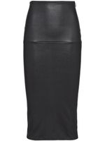 Prada nappa-leather pencil skirt - Noir - thumbnail