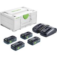 Festool SYS 18V 4x4,0/TCL 6 DUO 577104 Energieset