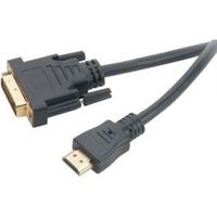 Akasa AK-CBHD06-20BK video kabel adapter 2 m DVI-D HDMI Zwart - thumbnail