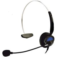 Basetech KJ-97 On Ear headset Telefoon Kabel Mono Zwart