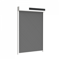 Ritsscreen Wit/Grijs met Solar motor