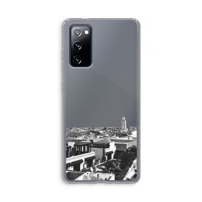 Marrakech Skyline : Samsung Galaxy S20 FE / S20 FE 5G Transparant Hoesje