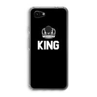 King zwart: Google Pixel 3a Transparant Hoesje