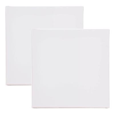 Benson Schildersdoek - 2x - 20 x 20 cm - blanco canvas - katoen - 280 grams