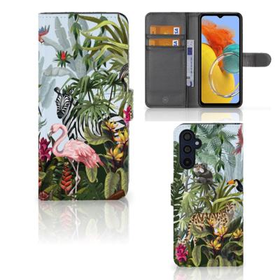Telefoonhoesje | Met pasjeshouder | voor Samsung Galaxy M14 Jungle