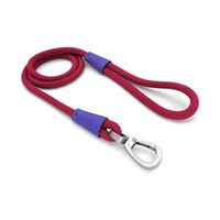 Morso Hondenriem regular rope gerecycled red velvet rood