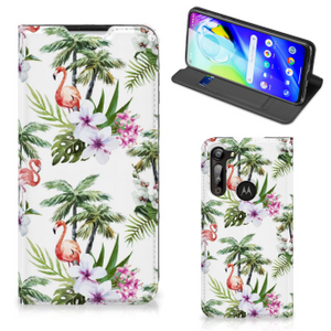 Motorola Moto G8 Power Hoesje maken Flamingo Palms