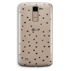Kleine kattenkopjes: LG K10 (2016) Transparant Hoesje