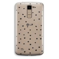 Kleine kattenkopjes: LG K10 (2016) Transparant Hoesje Kleine kattenkopjes: LG K10 (2016) Transparant Hoesje
