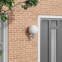 Buiten Wandlamp Zilver 28 x 25 x 38 cm Roestvrij staal