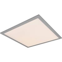 LED Plafondlamp - Plafondverlichting - Trion Alina - 18W - Warm Wit 3000K - Mat Titaan - Aluminium - 45cm