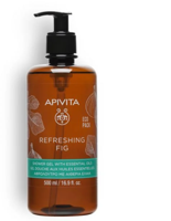 Apivita Body Care Refreshing Fig Shower Gel with Essential Oils 500ml