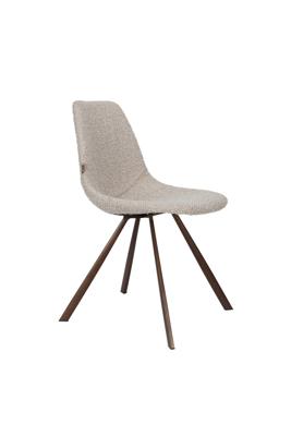 Eetkamerstoel Franky Bouclé Beige Eetkamerstoel Franky Bouclé Beige