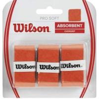 Wilson Pro Soft Overgrip 3 st. Oranje - thumbnail