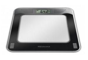 Medisana PS 416 Rechthoek Zwart, Zilver Elektronische weegschaal