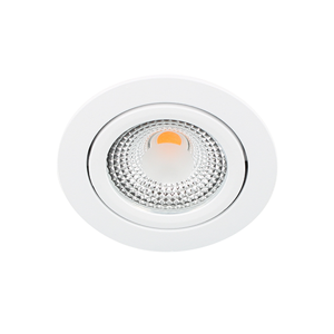 Bella LED spot kantelbaar 5Watt rond WIT dimbaar