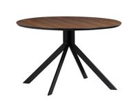 WOOOD Ronde Eettafel 'Bruno' 120cm, kleur Walnoot